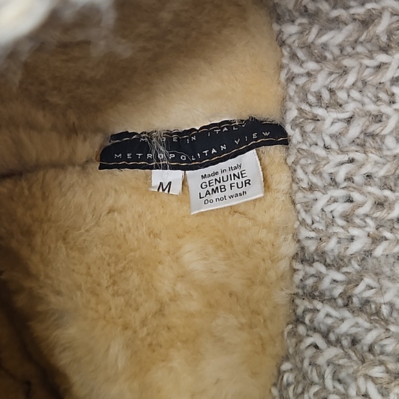 Shearling and wool hat - Picture 2 of 2